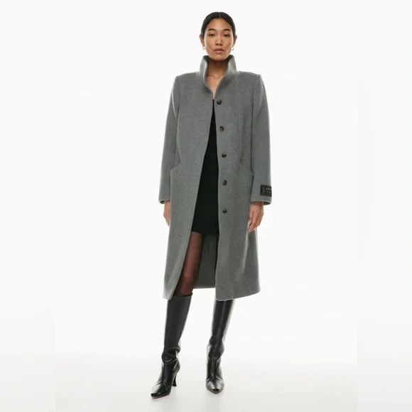 Aritzia Cocoon Long Coat Wool Cashmere size S - Picture 1 of 16